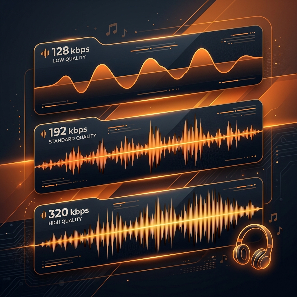 Best Audio Quality Settings: 128 vs 192 vs 320 kbps MP3 Explained