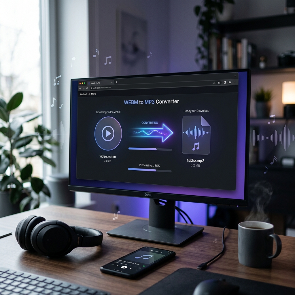 WebM to MP3: Extract Audio from WebM in Seconds